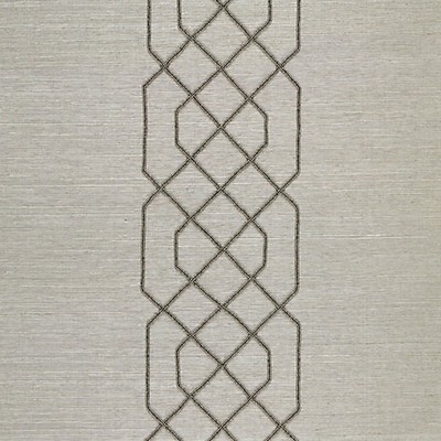 Scalamandre Wallcoverings ADELAIDE BEADED SISAL PEWTER