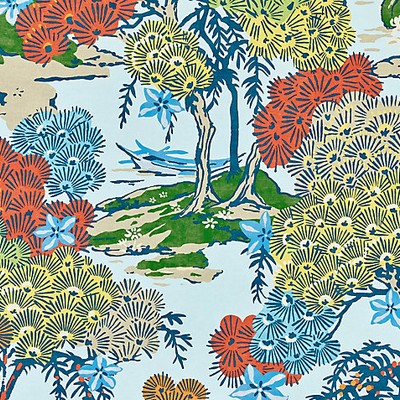 Scalamandre Wallcoverings SEA OF TREES - WALLCOVERING KALEIDESCOPE