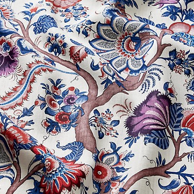 Scalamandre METROPOLITAN PALAMPORE PRINT RED MULTI