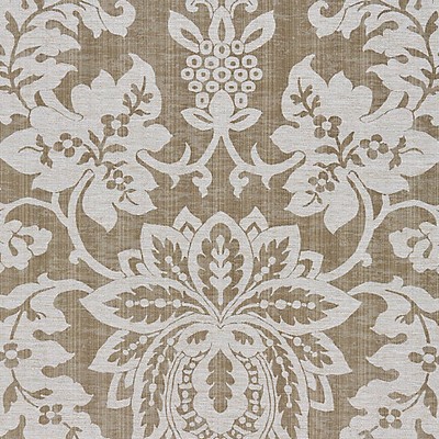 Scalamandre METALLINE DAMASK SMOKE