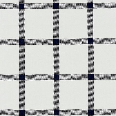 Scalamandre WILTON LINEN CHECK NAVY