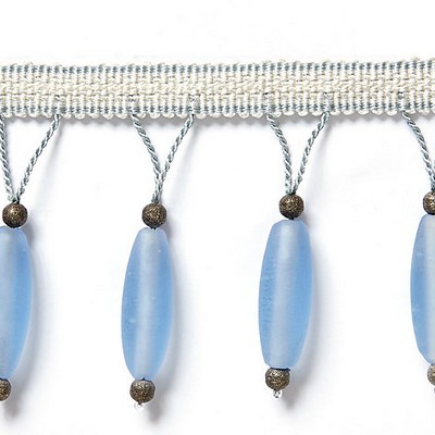Scalamandre Trim VIONNET BEADED FRINGE SKY