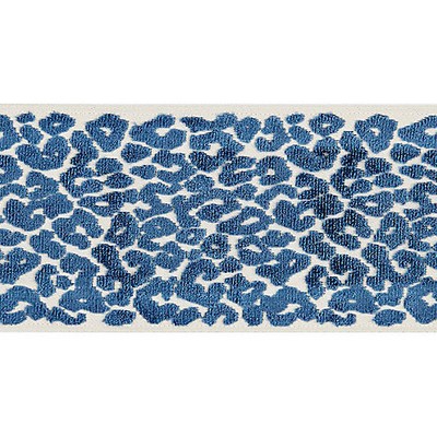 Scalamandre Trim LEOPARD VELVET TAPE INDIGO