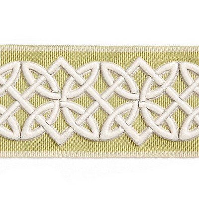 Scalamandre Trim CELTIC EMBROIDERED TAPE LETTUCE