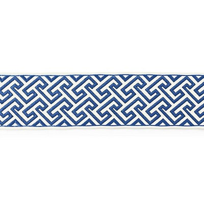 Scalamandre Trim LABYRINTH EMBROIDERED TAPE PORCELAIN