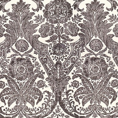 Scalamandre Wallcoverings LUCIANA DAMASK PRINT GRAPHITE