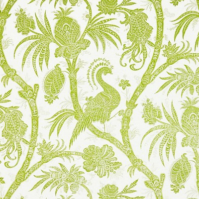 Scalamandre Wallcoverings BALINESE PEACOCK PEAR