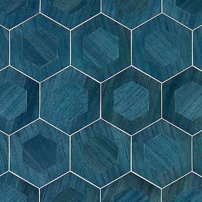 Scalamandre Wallcoverings HEXAD INDIGO
