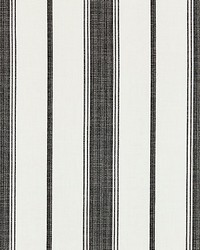 Scalamandre Sconset Stripe Carbon Fabric