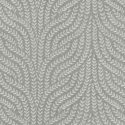 Scalamandre WILLOW VINE EMBROIDERY FRENCH GREY