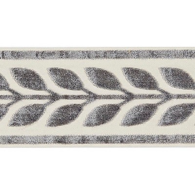 Scalamandre Trim VIGNE VELVET TAPE SMOKE