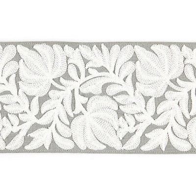 Scalamandre Trim COVENTRY EMBROIDERED TAPE FRENCH GREY