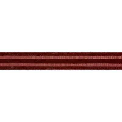 Scalamandre Trim RUNWAY VELVET TAPE HENNA