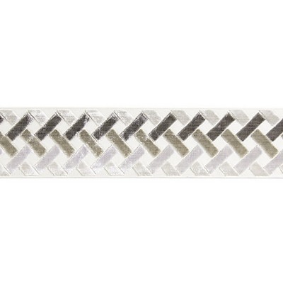 Scalamandre Trim PARQUET VELVET TAPE FLAGSTONE