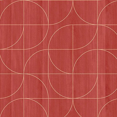 Scalamandre Wallcoverings VIBRATO LAQUER RED