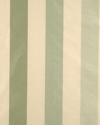 Scalamandre La Valliere Rayure Green  Cream Fabric