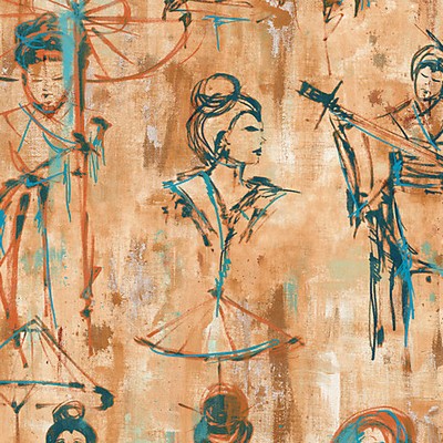 Scalamandre Wallcoverings YUMIKO MARIGOLD