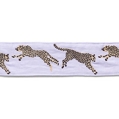 Scalamandre Trim LEAPING CHEETAH EMBRDRY TAPE LILAC