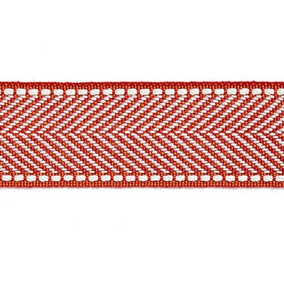 Scalamandre Trim MONTAUK HERRINGBONE TAPE CORAL