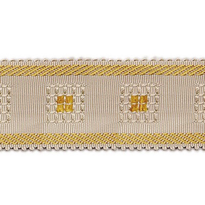 Scalamandre Trim SIENESE BRAID CREAM & GOLD