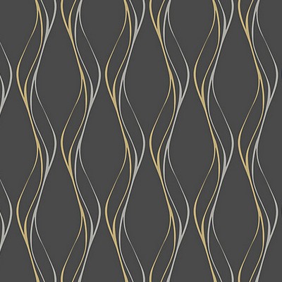 Scalamandre Wallcoverings MUSE NOIR