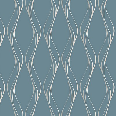 Scalamandre Wallcoverings MUSE DEEP AQUA