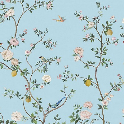 Scalamandre Wallcoverings BLOSSOM CHINOISERIE - MURAL SPRING BLOOM
