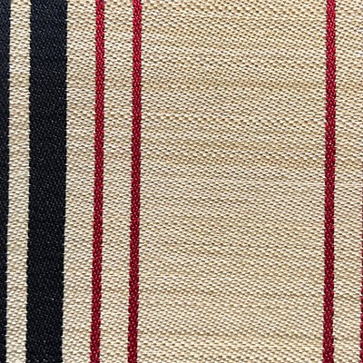 Old World Weavers ARDENNAIS SILK HORSEHAIR BEIGE / BLACK / RED