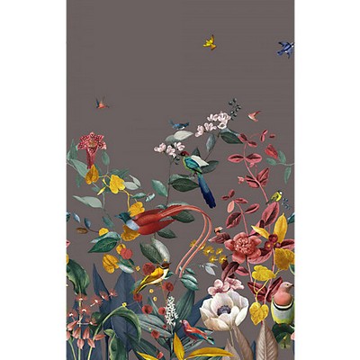 Scalamandre Wallcoverings KOTORI - MURAL DARK GREY