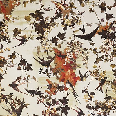 Scalamandre Wallcoverings HIRONDELLES PRINTEMPS