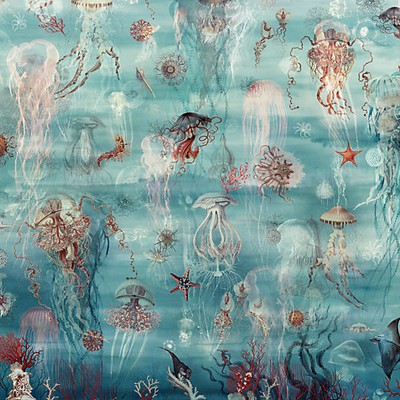 Scalamandre Wallcoverings ABYSSAL - MURAL OCEAN