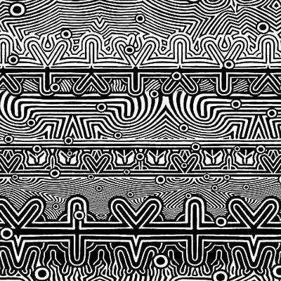 Scalamandre Wallcoverings NOUVELLE VAGUE NOIR & BLANC