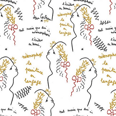 Scalamandre Wallcoverings ECRITURE NOIR