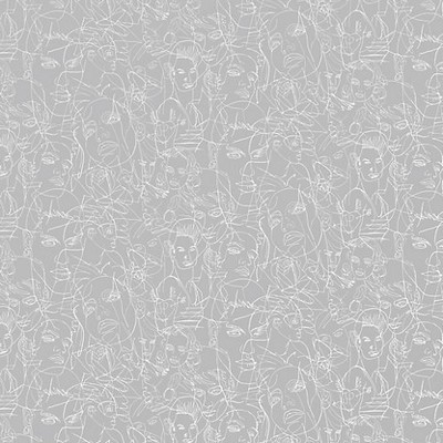 Scalamandre Wallcoverings GOUACHE ACIER