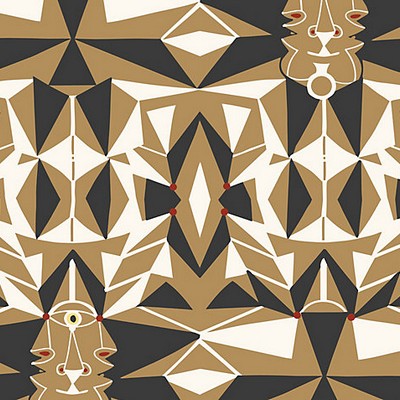 Scalamandre Wallcoverings EMAIL BRONZE