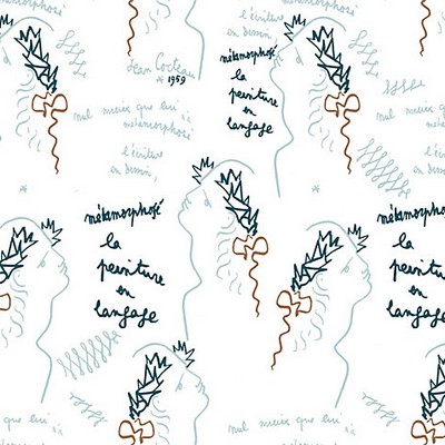 Scalamandre Wallcoverings ECRITURE CIEL