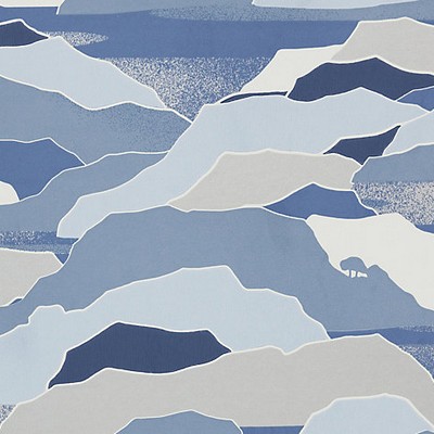 Scalamandre Wallcoverings COLLINE BLEUTE
