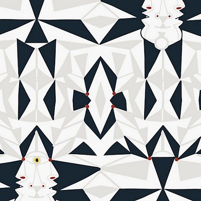 Scalamandre Wallcoverings EMAIL GRAPHITE