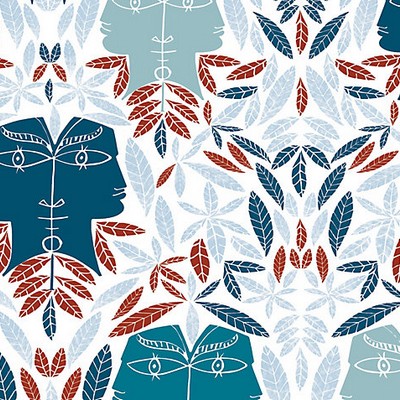 Scalamandre Wallcoverings CAP DAIL BLEU