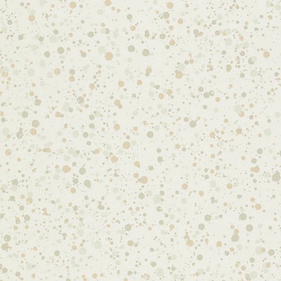 Scalamandre Wallcoverings SPATTER BEIGE ON WHITE