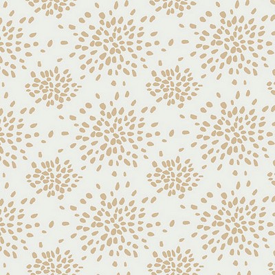 Scalamandre Wallcoverings FIREWORKS BEIGE ON WHITE