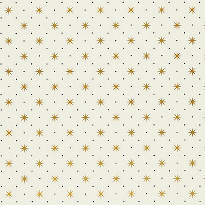 Scalamandre Wallcoverings TRIXIE GOLD/BLACK ON WHITE
