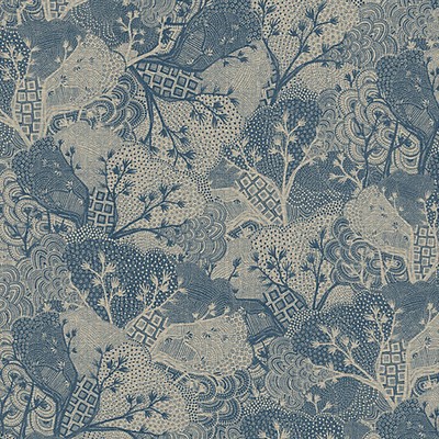Scalamandre Wallcoverings YUZEN INDIGO