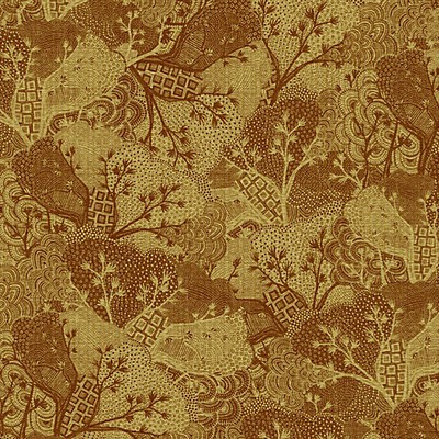 Scalamandre Wallcoverings YUZEN GOLDEN SPICE