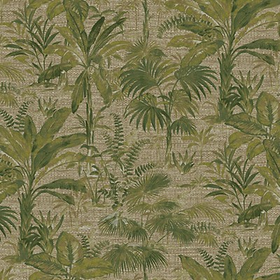 Scalamandre Wallcoverings TROPICAL JUNGLE GREEN