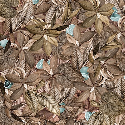 Scalamandre Wallcoverings AMALFI - MURAL TOBACCO LIME