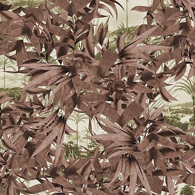 Scalamandre Wallcoverings LAS PALMAS - MURAL REDWOOD