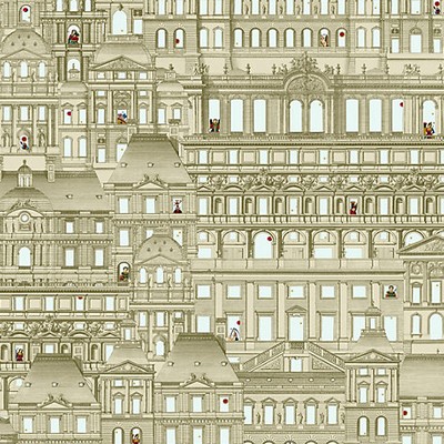 Scalamandre Wallcoverings TAROCCHI - MURAL CITRINE