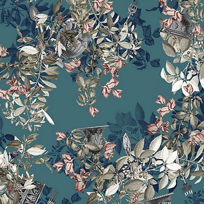 Scalamandre Wallcoverings PRIMAVERA ROMANA - MURAL TWILIGHT