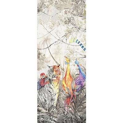 Scalamandre Wallcoverings ARCADIA MURAL - PANEL 3 MULTICOLOR